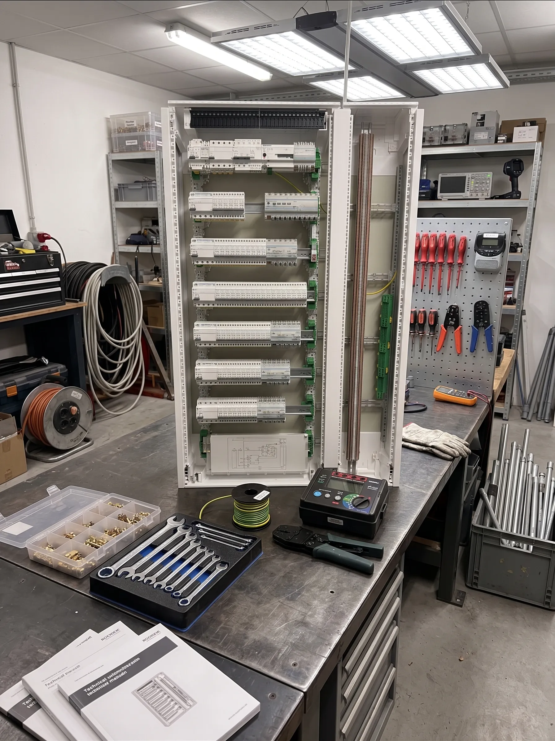 Armoire d'étage d'un hôtel particulier, KNX Hager