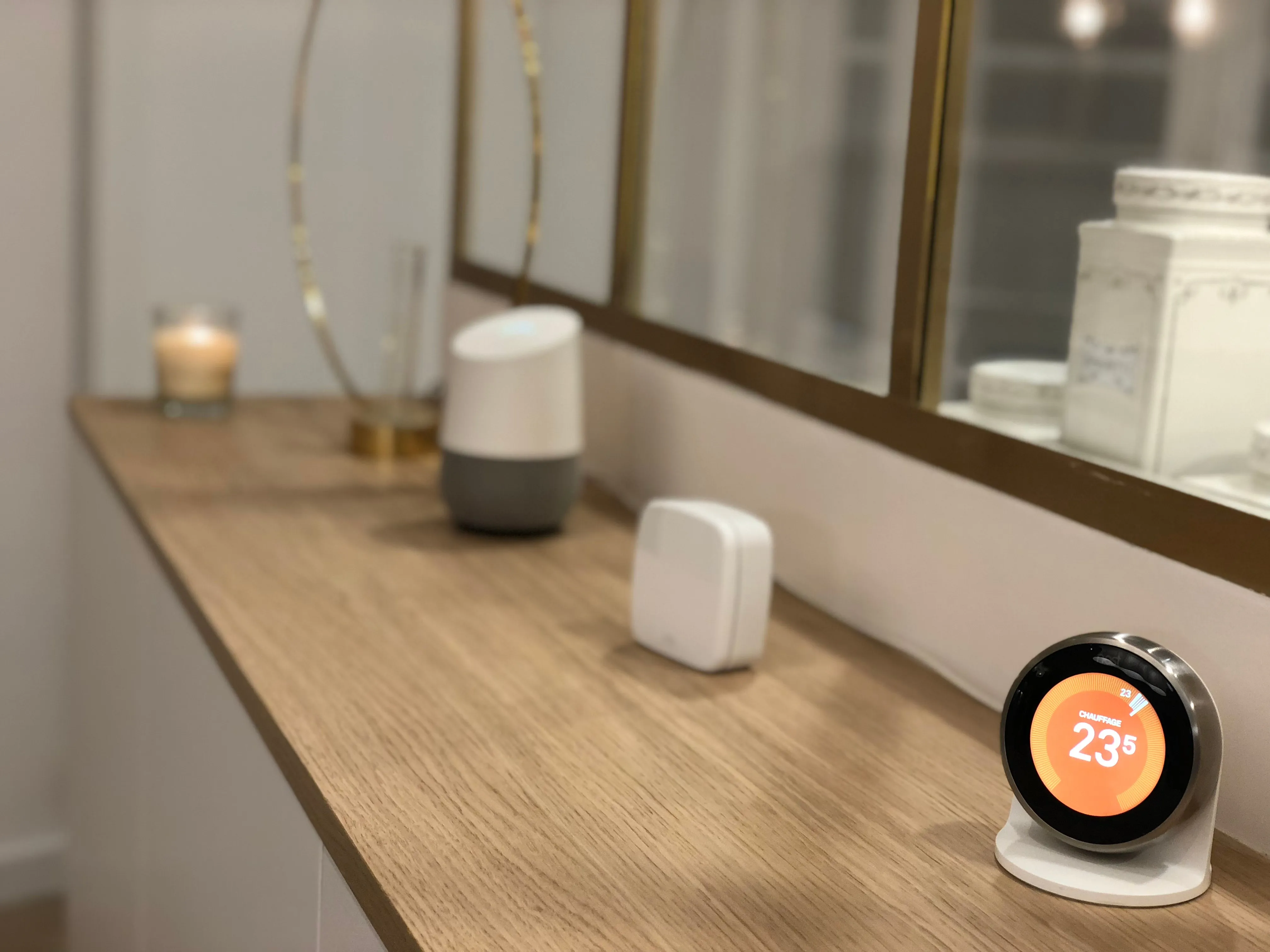 Assistant Google Home et capteurs Nest